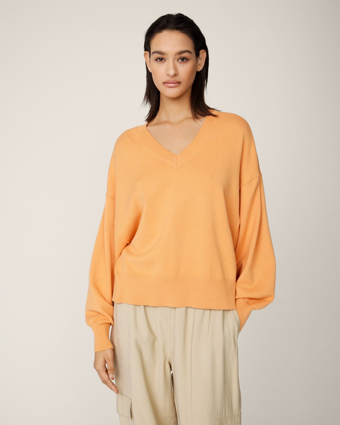 Knitwear - Moss Copenhagen - MSCHHanalise Rachelle V Neck Pullover